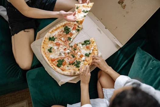 large supreme pizza with all toppings